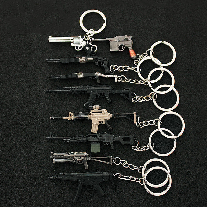 Llavero de Juguete de Metal Gun