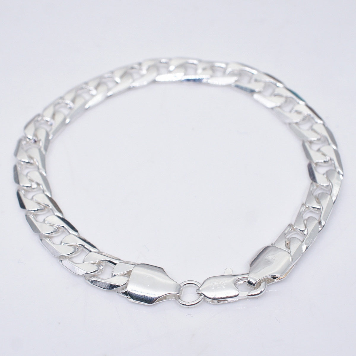 Fashion Silver Plated 8mm Bracelet