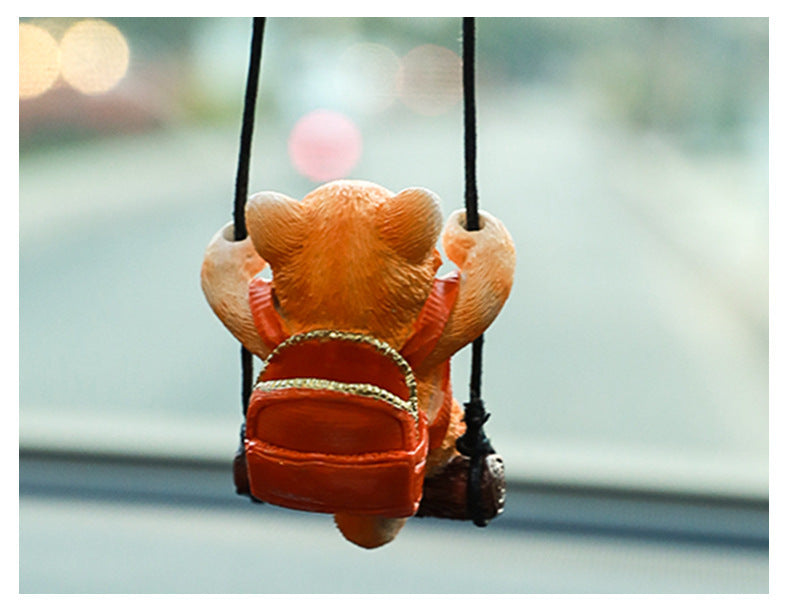 Auto-Aromatherapie-Anhänger Kätzchen-Ornamente Innen Auto Kleiner Schmuck Rückspiegel-Anhänger Zubehör