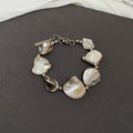 Shell Chain Stitching Earring Bracelet Necklace