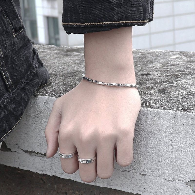 Elegant New Men's Titanium Steel Bracelet
