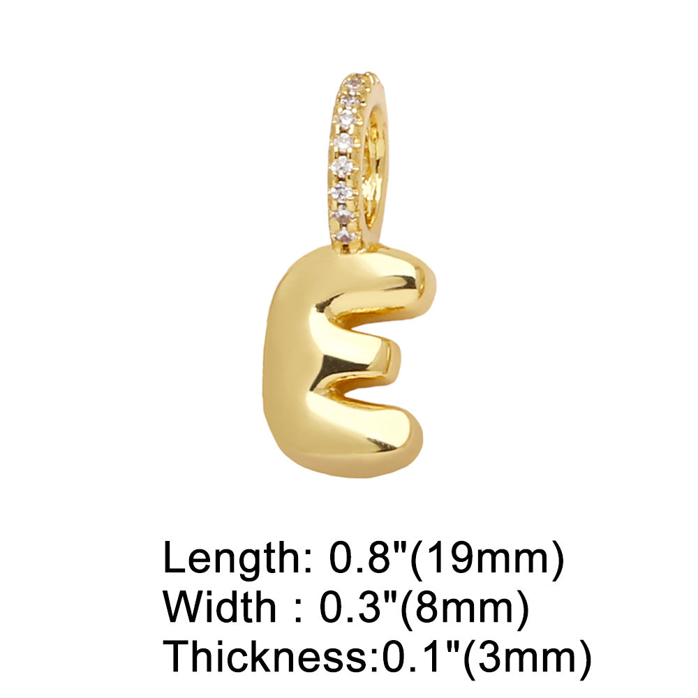 26 Letters Pendant Bracelet Women Gold Plated