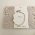 Pulsera de perlas con hebilla OT de viento frío con cuentas de nicho de diseño