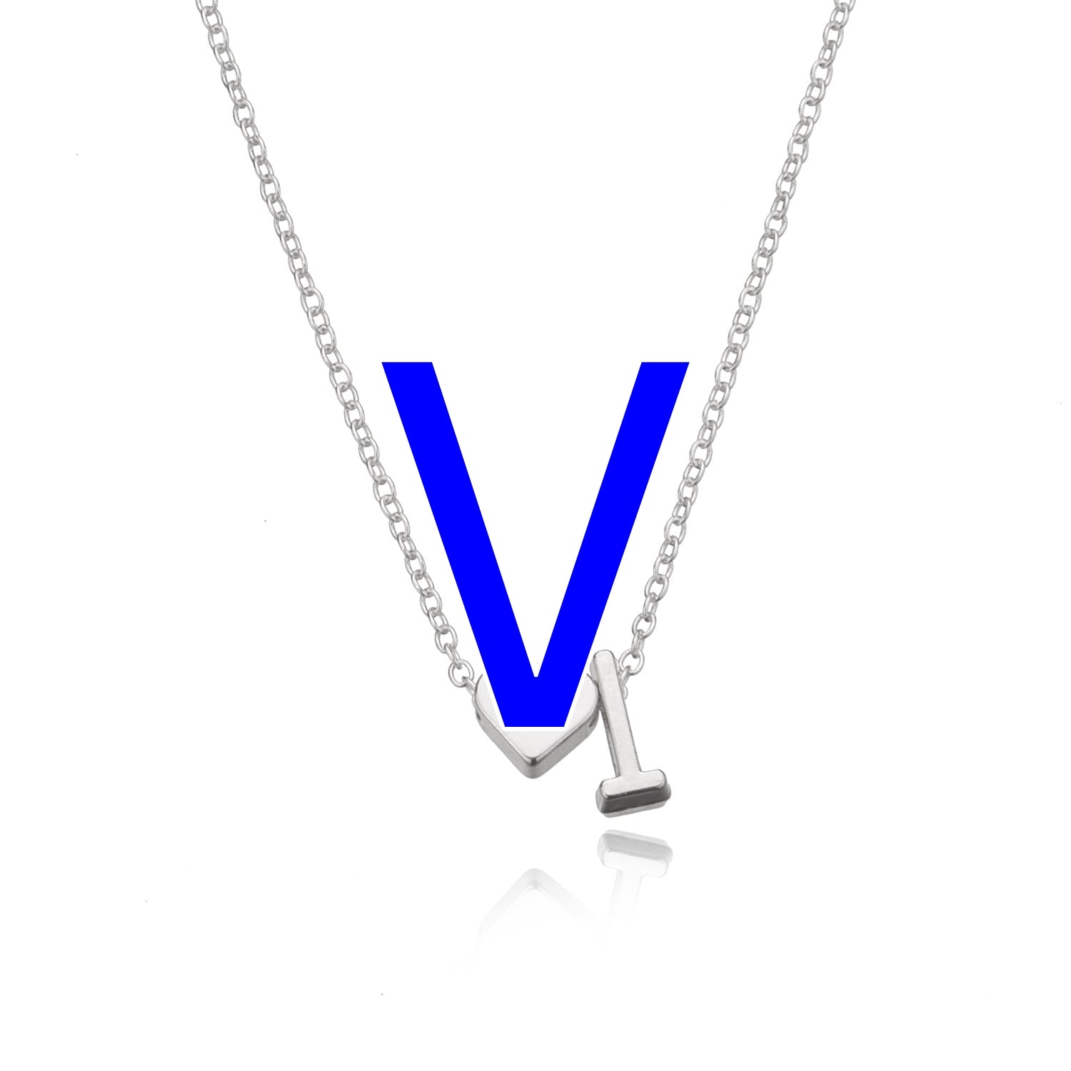 Fashion Exquisite Initial Gold And Silver Clavicle Chain