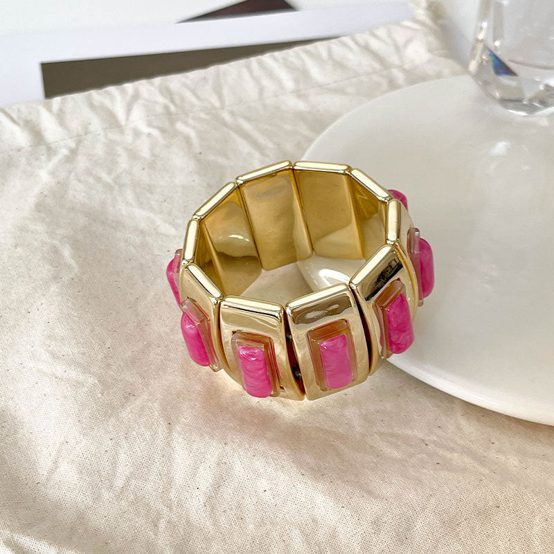 Fashion Alloy Gold-plated Candy Resin Jewelry