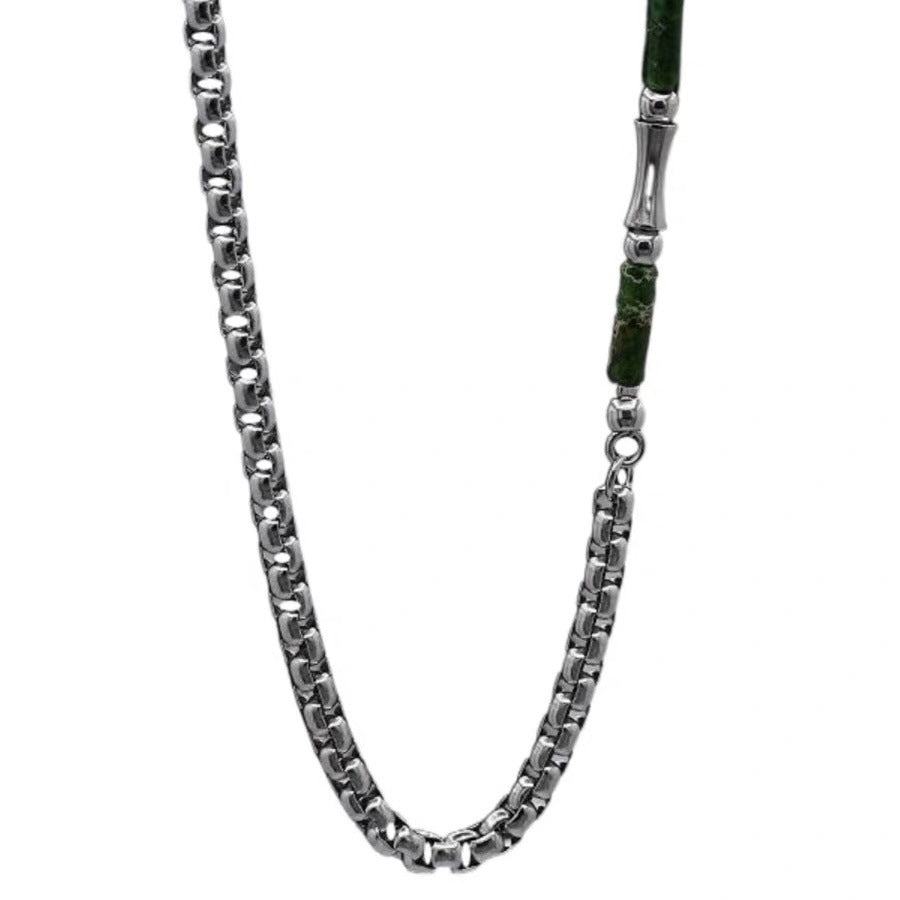 Cadena Lvzhu Keel de Bambú para Hombre