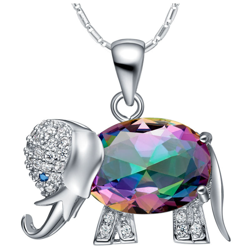 Elefant Edelstein-Set Bunter Schmuck