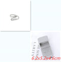 Anillo de creencia hueco con letras inglesas a la moda