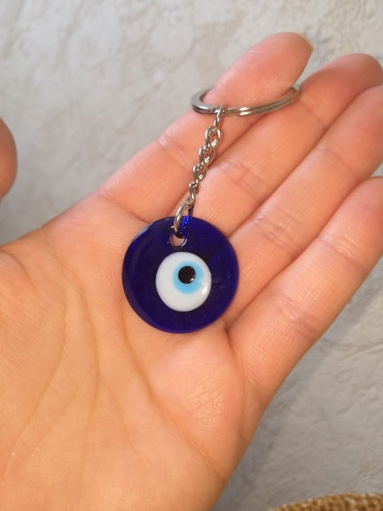 Colgante de ojo azul de cristal turco de estilo retro y creativo