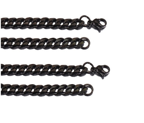 Titanium Steel Men's Classic Wing Pendant Necklace