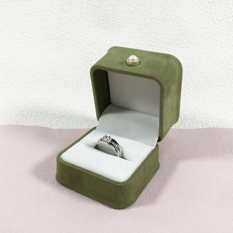 Mode Flanell Taillenschnalle Schmuckkästchen Perlenschnalle