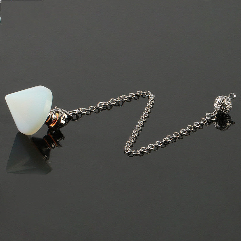 Obsidian-Accessoires Natürliches Kristallpendel