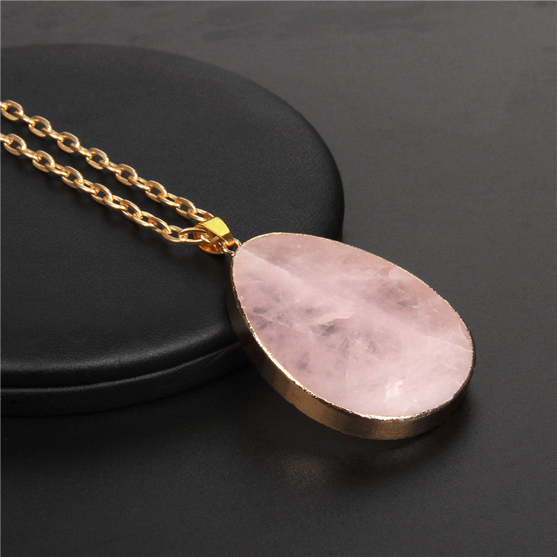 Mode Neues Produkt Temperament Natürliche Amethyst-Cluster-Halskette
