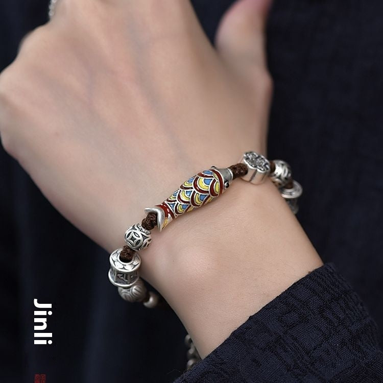 Shi Style Retro Ethnic Style Woven Ashore Carrying Strap