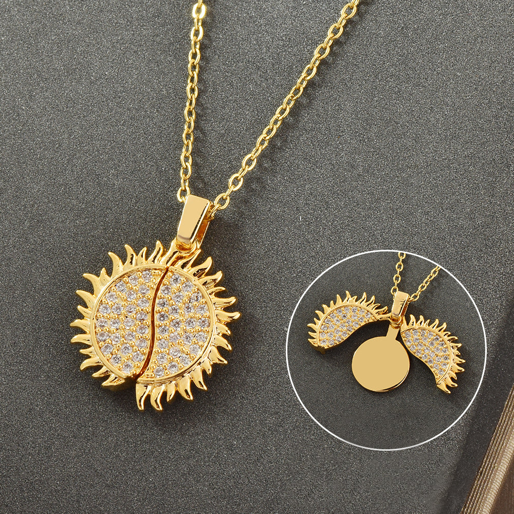 Damenmode Zirkon Offen und Schließendes Schlüsselbein-Collier