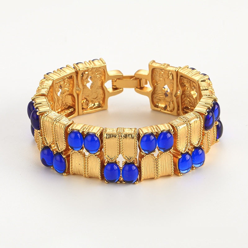Armband Türkis Vintage Antik Farbige Glasur