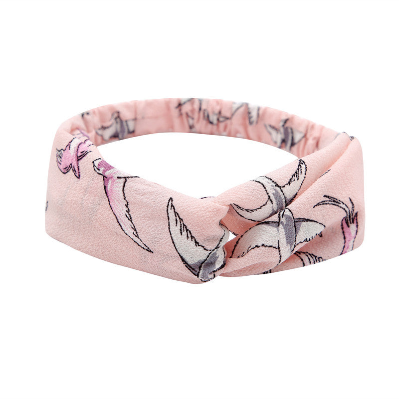 Women's Polka Dot Printed Bohemian Sweet Simple Hair Band