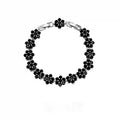 Black Zircon Snowflake Full Diamond Bracelet