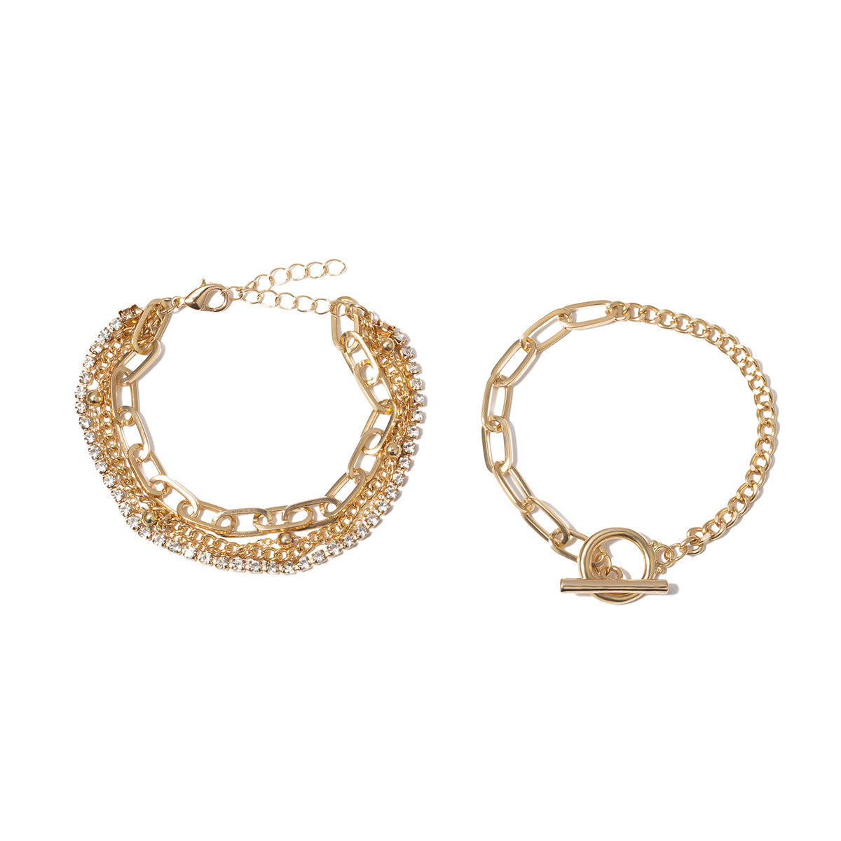 Simple Geometric OT Buckle All-match Necklace