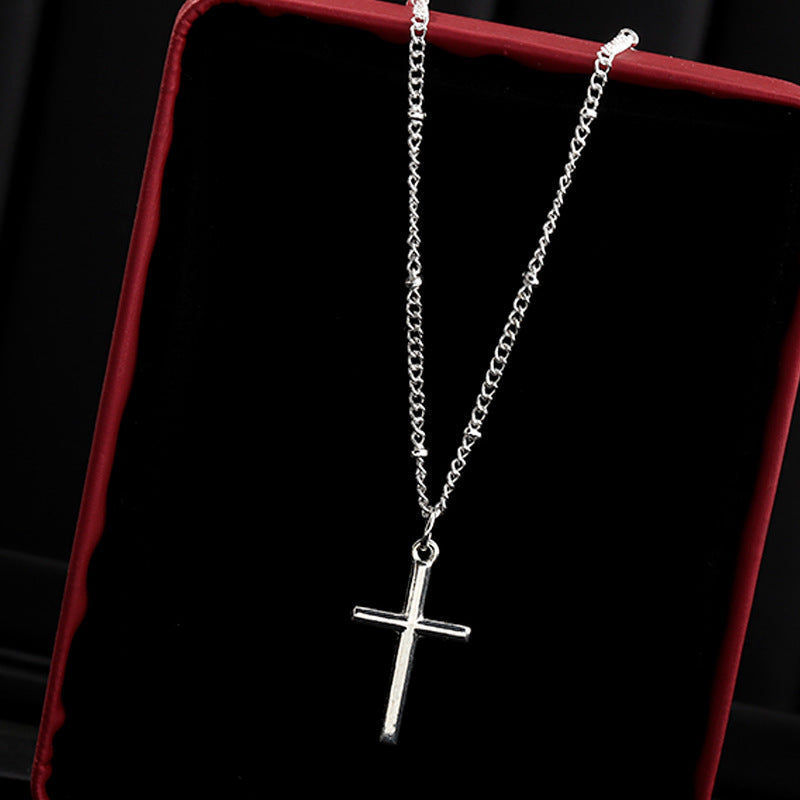 Kreuz Halskette Damen Schlicht Jesus Kreuz Halskette