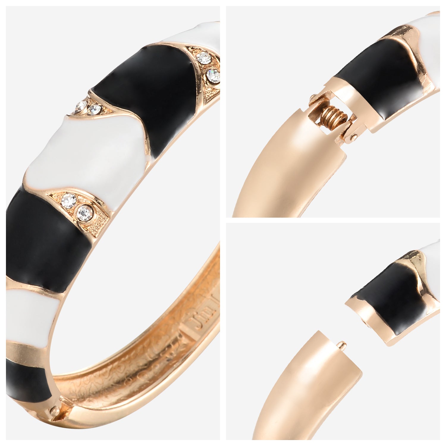 Bohemian Contrast Color Enamel Drop Oil Bracelet