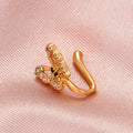 Anillo de nariz falso en forma de U de personalidad a la moda