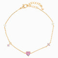Women's Micro Inlaid Zircon Heart Bracelet