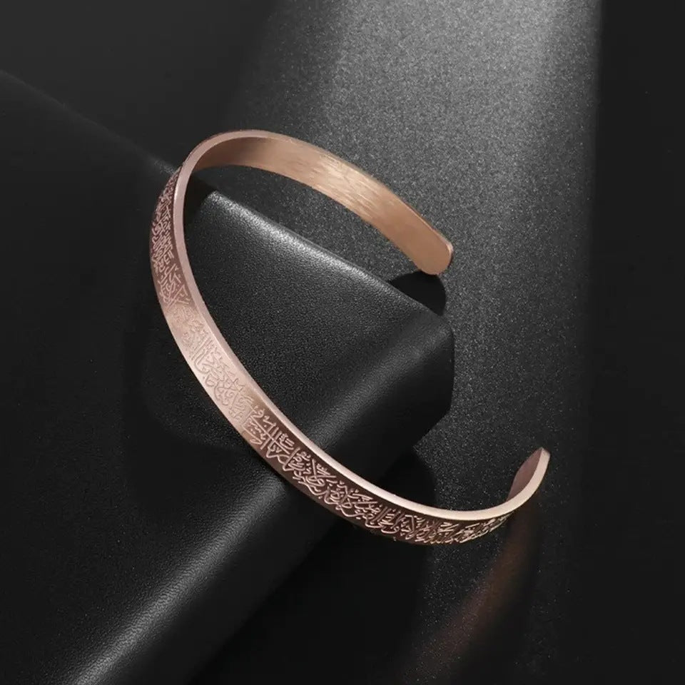Edelstahl Arabische Scheiben Halskette Armband