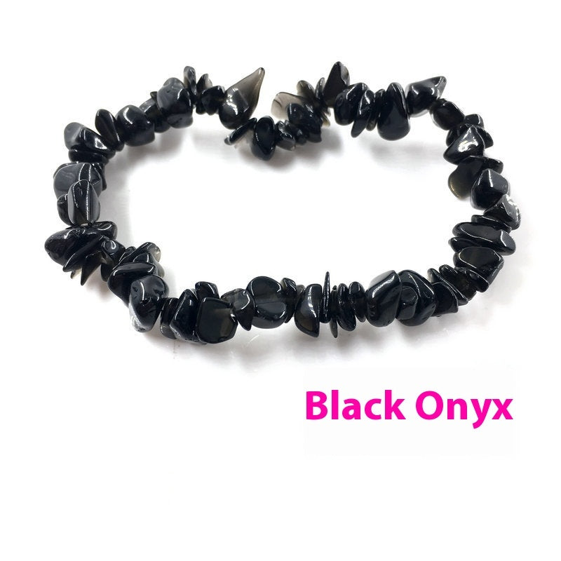 Pulsera de grava para mujer con personalidad y diseño irregular de moda