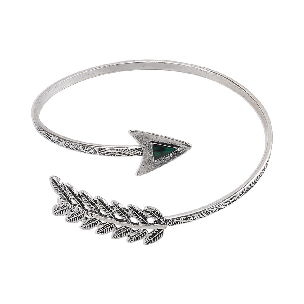 Joyería de moda de tendencia europea y americana brazalete con flecha de Cupido