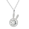 Hasenkette für Damen, aus 925er Sterlingsilber