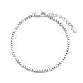 Stainless Steel Box Chain Simple Minority All-match