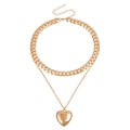 Women's Double-layer Metal Chain Necklace