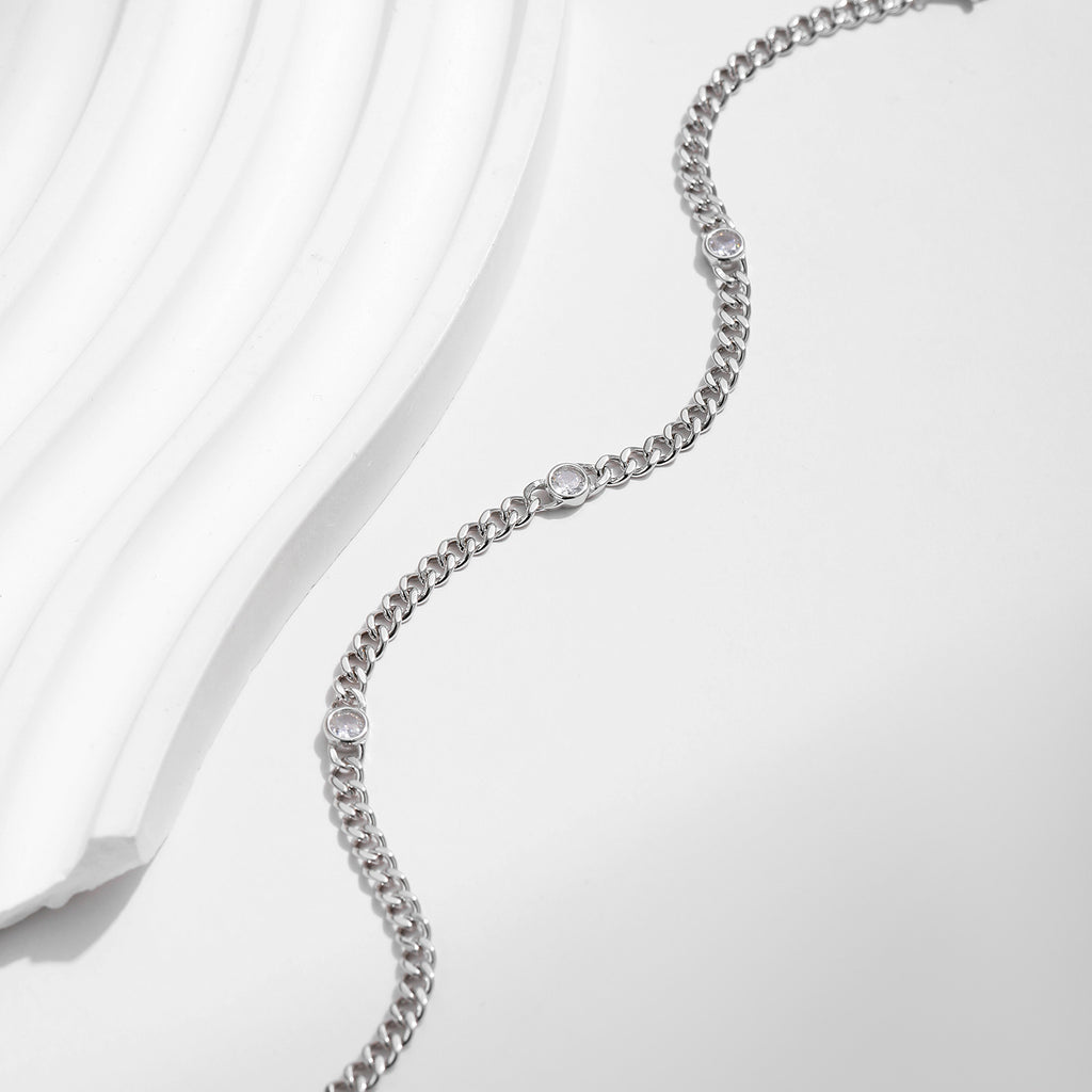 Personalisiertes Mode-Armband mit funkelnden Diamanten für Damen