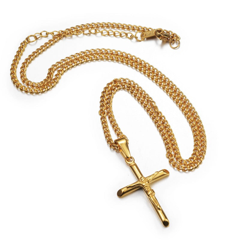 Kreuz-Halskette für Herren und Damen