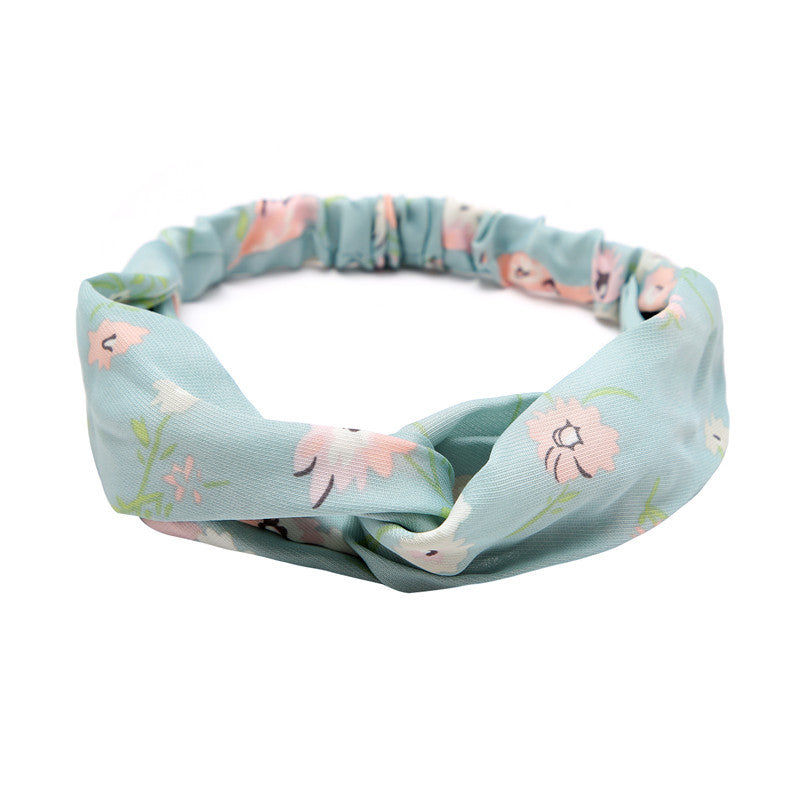 Women's Polka Dot Printed Bohemian Sweet Simple Hair Band