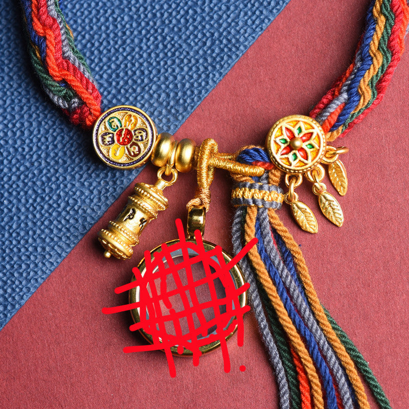 Artistic Ethnic Woven Tibetan Style Handmade Knot Bracelet