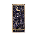 Broche de tarot de polilla de cobre y luna a la moda