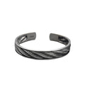 Pulsera Antigua con Patrón Trenzado Retorcido, Personalizada, Abierta, Ajustable