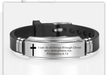Inspirational Simple Family Friendship Stainless Steel Bracelet