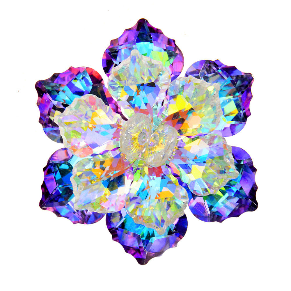 Kristallblumenbrosche Handgefertigte Corsage