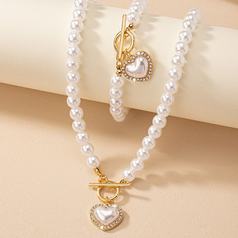 Nischen-Luxus-Diamant-Liebeskette für Damen