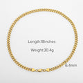 Stainless Steel 4mm Exquisite Necklace Ornament