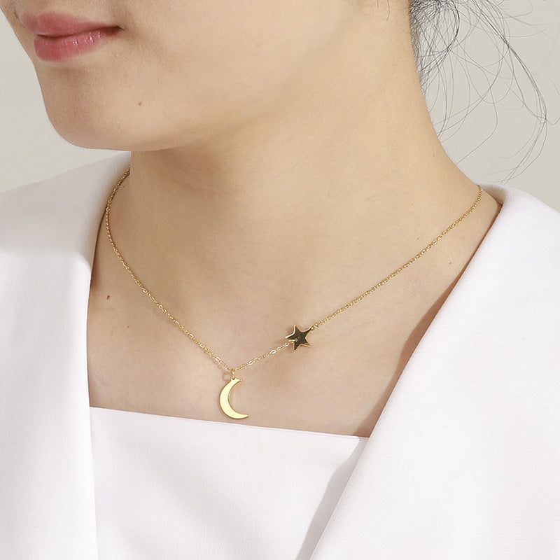 Stainless Steel Women's Cute Pendant Necklace