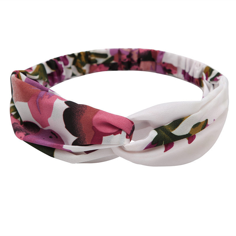 Women's Polka Dot Printed Bohemian Sweet Simple Hair Band