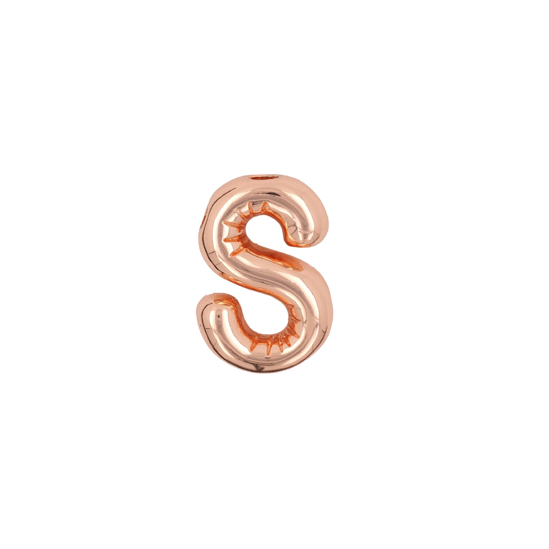Glossy Letters Copper Pendant Necklace