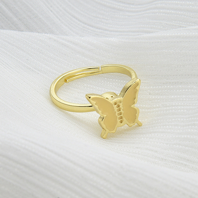 Fashion Sweet Little  Ring Wild Flower Ring