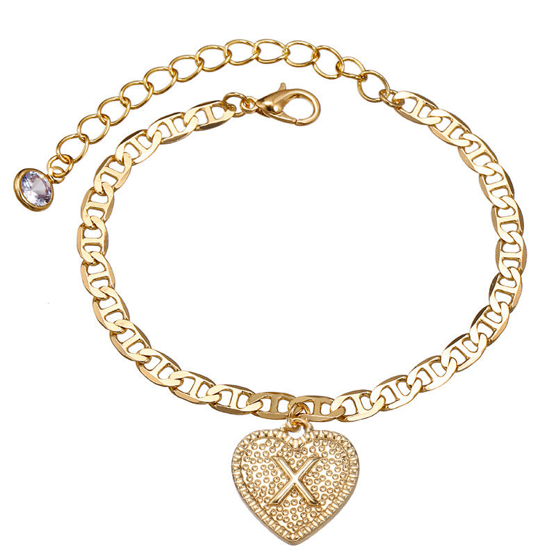 26 English Letters Fashion Men's And Women's Beach Chain