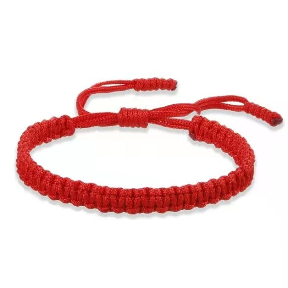 Pulseras de cuerda hechas a mano multicolor para hombres y mujeres