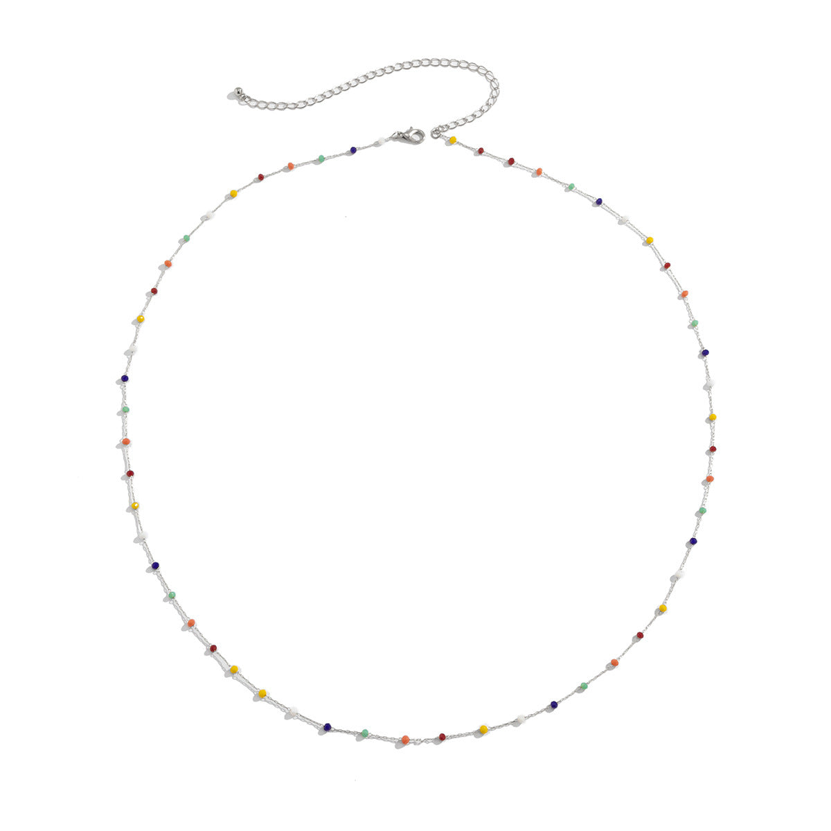 Creative Color Rice Beads Tassel Single Layer Waist Chain